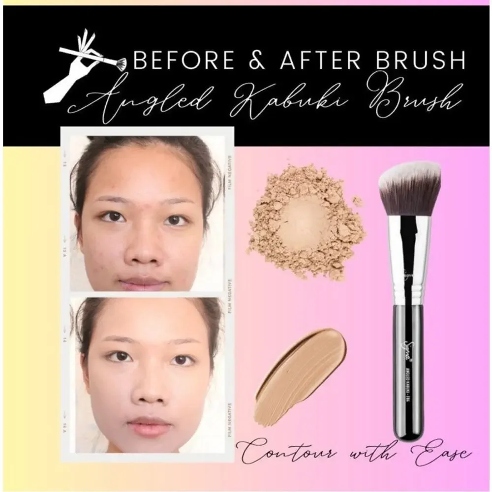 4PC SIGMA BRUSH WITH LEATHER BRUSH CASE